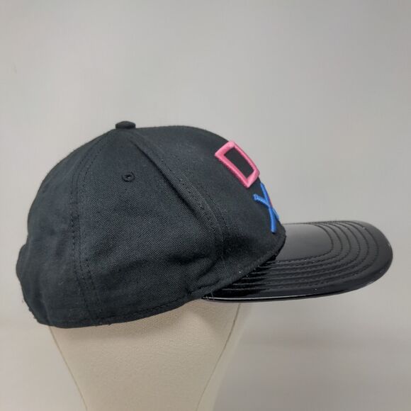 Bioworld Men's Snapback Hat Black OSFM Embroidered Playstation Logo 2019 14+ - Picture 5 of 9